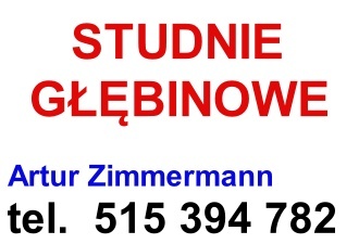 STUDNIE GŁĘBINOWE
TEL. 508 304 800 
